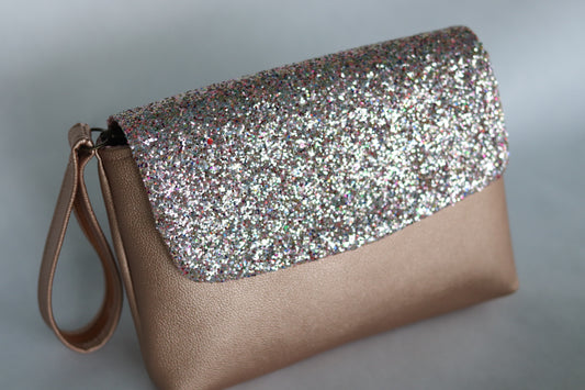 Skylar Glitter Clutch/Crossbody